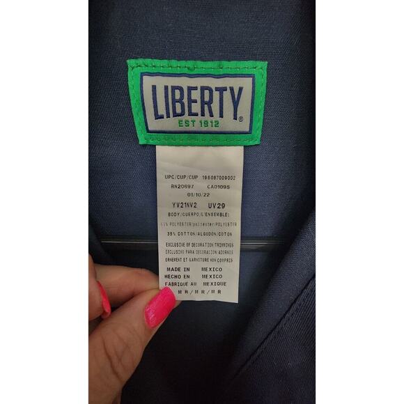 Men's Warm Coveralls JUMPSUIT Medium Look New! LIBERTY - Picture 4 of 7